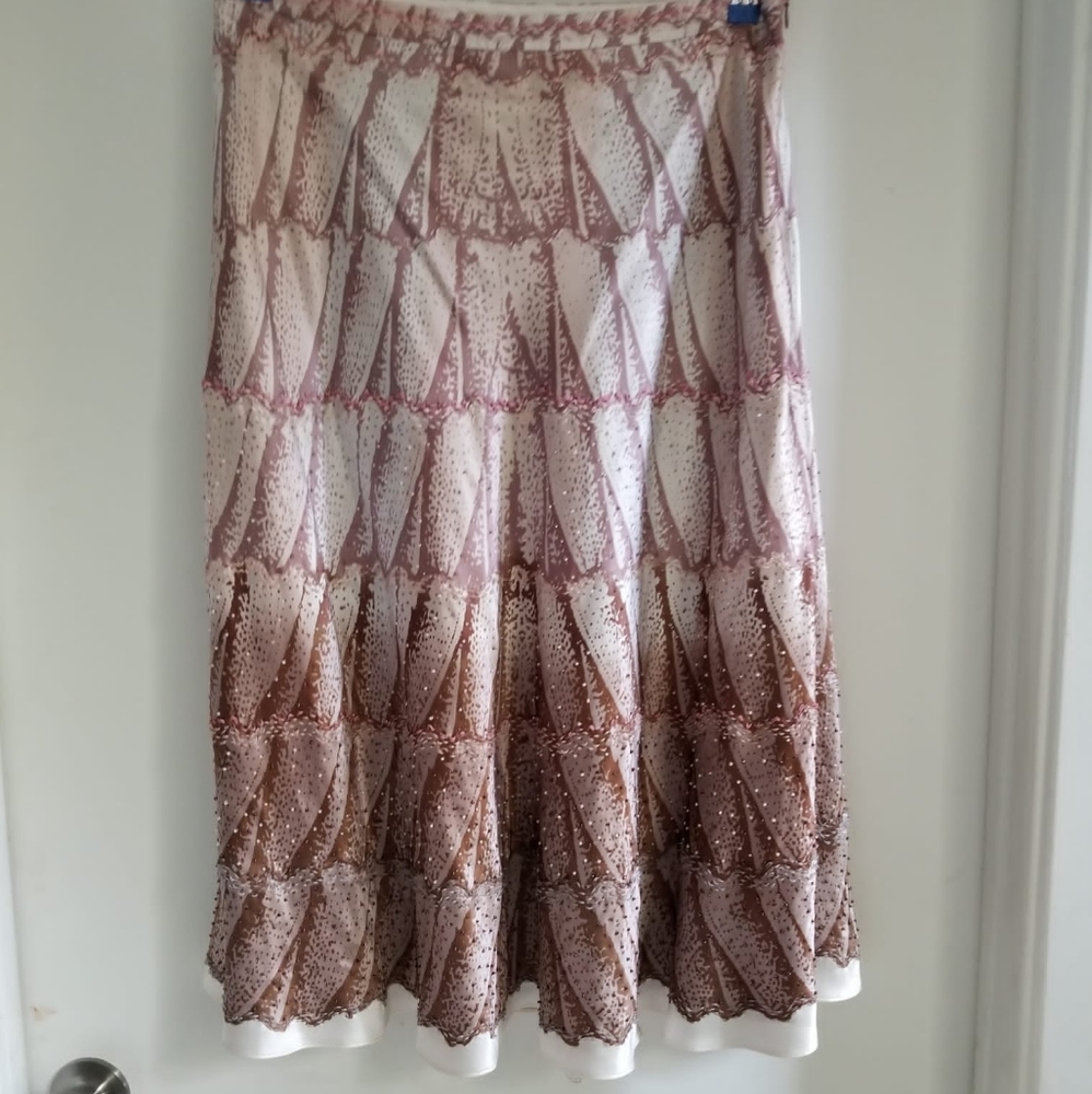 Due per Due Silk Skirt size 12